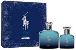 Ralph Lauren Coffret Polo Deep Blue : Eau de toilette 125 ml + Eau de toilette petit format  pas chers