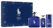 Ralph Lauren Coffret Polo Blue : Eau de toilette 125 ml + Eau de toilette petit format + Déodorant pas chers