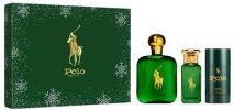 Ralph Lauren Coffret Polo Green : Eau de toilette 118 ml + Eau de toilette petit format + Déodorant pas chers