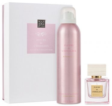 Coffret Fleurs de l'Himalaya : Eau de Parfum 50 ml + Mousse de Douche