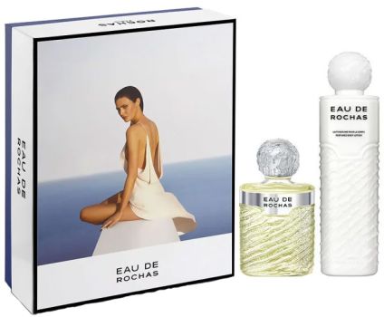 Coffret Eau de Rochas : Eau de toilette 220 ml + Lait corporel 500 ml