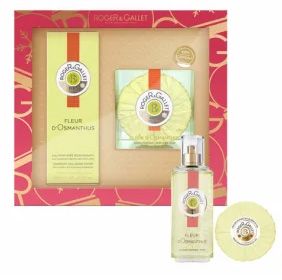 Coffret Fleur d'Osmanthus Noël 2023 : Eau fraîche 30 ml + Savon parfumé 100 g