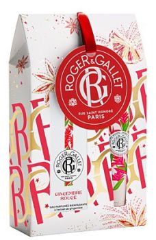 Coffret Gingembre Rouge Noël 2023 : Eau fraîche 30 ml + Crème mains 30 ml