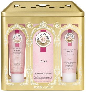 Coffret Noël Rose : Eau de toilette 100 ml + Gel Douche + Lait Corps