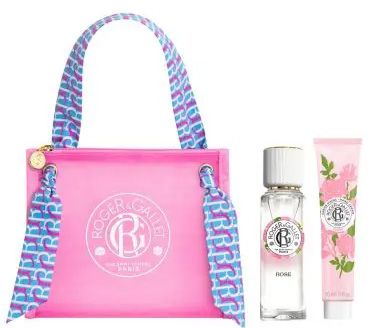 Coffret Rose : Eau parfumée 30 ml + Crème mains 30 ml