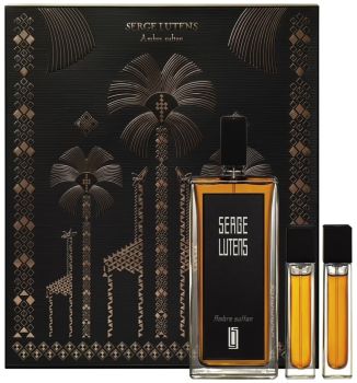 Coffret Ambre Sultan Collection Noire 2024 : Eau de parfum 100 ml + 2 Format voyage 10 ml
