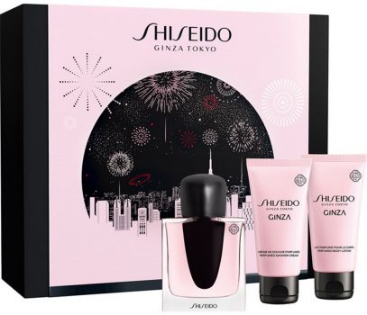 Coffret Ginza : Eau de parfum 50 ml + Gel Douche + Lait Corps