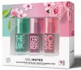 Solinotes Coffret 3 miniatures : Eau de parfum Thé Blanc ; Fleur de Cerisier ; Rose 15 ml pas chers