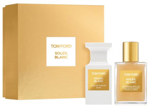 Coffret Soleil Blanc Noël 2023 : Eau de parfum 50 ml + Huile corps 45 ml