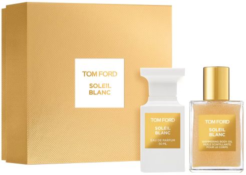 Coffret Soleil Blanc Noël 2024 : Eau de parfum 50 ml + Huile corps 45 ml