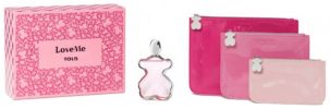 Tous Coffret LoveMe : Eau de parfum 90 ml + Trio de trousses pas chers