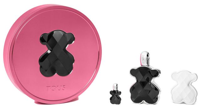 Coffret LoveMe The Onyx Parfum 2022 : Eau de parfum 90 ml + Miniature 4 ml + Ours en céramique