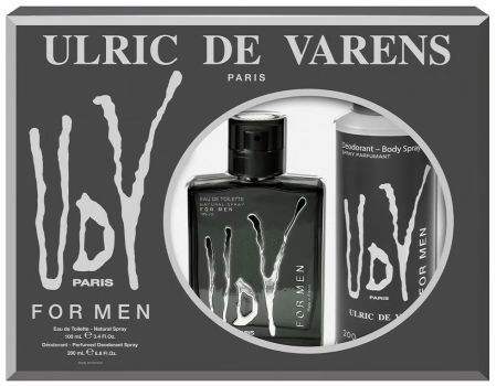 Coffret Udv For Men : Eau de toilette 100 ml + Déodorant 200 ml