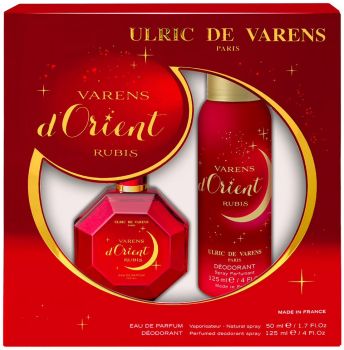 Coffret Varens d'Orient Rubis : Eau de parfum 50 ml + Déodorant 125 ml