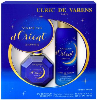 Coffret Varens d'Orient Saphir : Eau de Parfum 50 ml + Déodorant