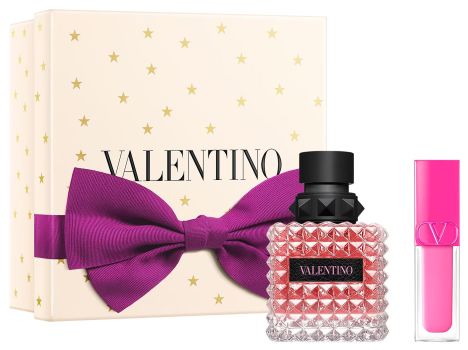 Coffret Donna Born In Roma Noël 2025 : Eau de parfum 50 ml + Gloss