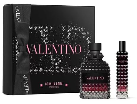 Coffret Uomo Born In Roma Intense Noël 2023 : Eau de parfum 50 ml + Eau de parfum 15 ml