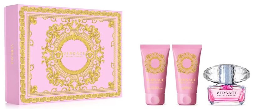 Coffret Bright Crystal Noël 2023 : Eau de toilette 50 ml + Gel douche 50 ml + Lait corps 50 ml