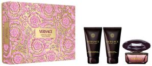 Coffret Crystal Noir Fête des Mères 2025 : Eau de parfum 50 ml + Gel douche 50 ml + Lait corps 50 ml pas chère