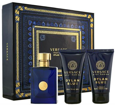 Coffret Dylan Blue : Eau de toilette 50 ml + Gel Douche + Baume Après-Rasage