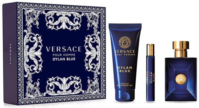 Coffret Dylan Blue Fête des Pères 2023 : Eau de toilette 100 ml + Format voyage 10 ml + Gel douche 150 ml