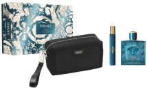 Coffret Eros Noël 2025 : Eau de toilette 100 ml + Format voyage 10 ml + Trousse pas chère