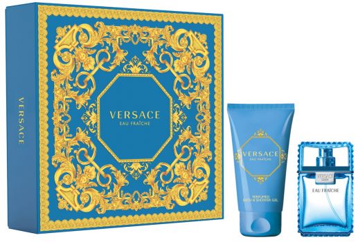 Coffret Noël Versace Man Eau Fraîche : Eau de toilette 30 ml + Gel Douche