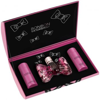 Coffret Bonbon : Eau de Parfum 50 ml+ Lait Corps  + Gel Douche