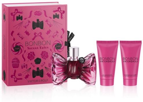 Coffret Bonbon : Eau de Parfum 50 ml+ Lait Corps + Gel Douche