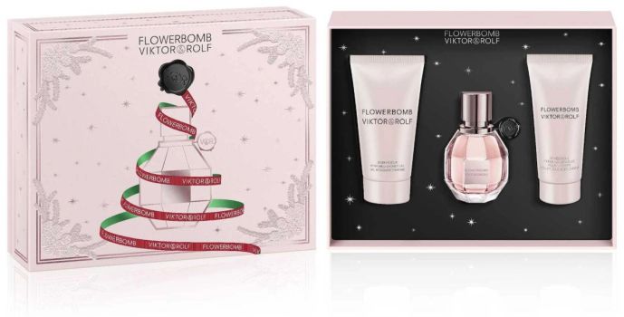 Coffret Flowerbomb 2022 : Eau de parfum 30 ml + Lotion + Crème