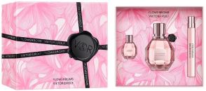 Coffret Flowerbomb Fête des Mères 2024 : Eau de parfum 50 ml + Format voyage 10 ml + Miniature 7 ml pas chère