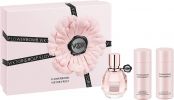 Viktor & Rolf  Coffret Saint Valentin Flowerbomb : Eau de parfum 30 ml + Gel douche +  Lait corps pas chers