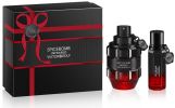 Viktor & Rolf  Coffret Spicebomb Infrared : Eau de toilette 90 ml + Vaporisateur Voyage pas chers