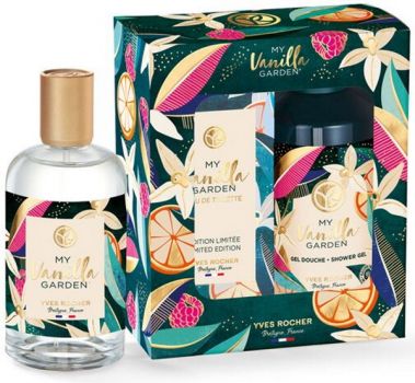 Coffret My Vanilla Garden - Collection de Noël : Eau de toilette 100 ml + Gel Douche