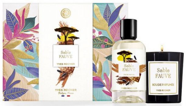 Coffret Noël Sable Fauve : Eau de parfum 100 ml + Bougie