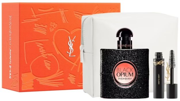 Coffret Black Opium Fête des Mères 2024 : Eau de parfum 50 ml + Mascara + Pochette