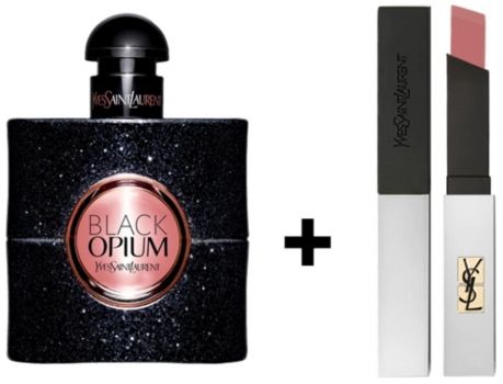 Coffret Black Opium : Eau de parfum 50 ml + Rouge à Lèvres