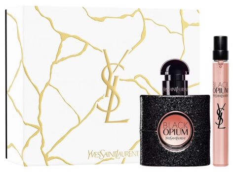 Coffret Black Opium Noël 2023 : Eau de parfum 30 ml + Eau de parfum 10 ml