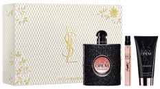 Coffret Black Opium Noël 2024 : Eau de parfum 90 ml + Format voyage 10 ml + Lait corps 50 ml pas chère