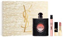 Coffret Black Opium Noël 2025 : Eau de parfum 90 ml + Format voyage 10 ml + Rouge à lèvres pas chère