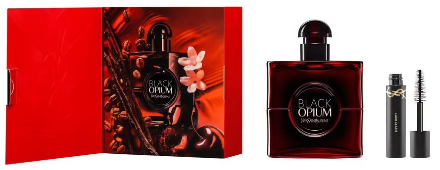 Coffret Black Opium Over Red Saint Valentin 2024 : Eau de parfum 50 ml + Mascara
