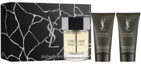 Coffret L'Homme Noël 2023 : Eau de toilette 100 ml + Gel douche 50 ml + Baume après-rasage 50 ml pas chère