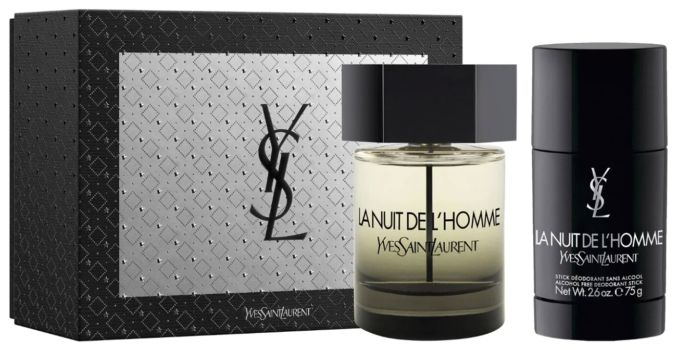 Coffret La Nuit de L'Homme Noël 2022 : Eau de toilette 100 ml + Déodorant 75 g