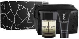 Coffret La Nuit de L'Homme Noël 2023 : Eau de toilette 100 ml + Gel douche 50 ml + Trousse de toilette pas chère