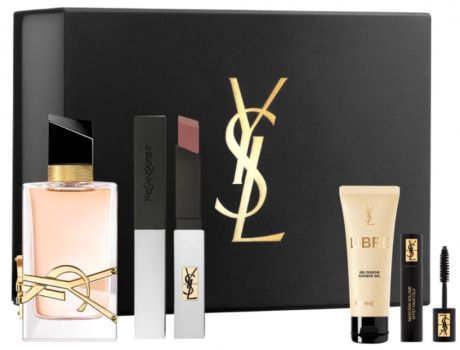 Coffret Libre : Eau de toilette 50 ml + Gel Douche + Mascara + Rouge à Lèvre