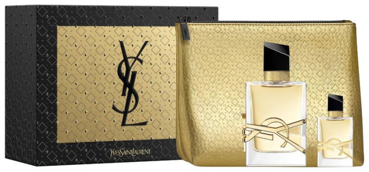 Coffret Libre Noël 2022 : Eau de parfum 50 ml + Miniature 7,5 ml + Trousse