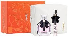 Coffret Mon Paris Fête des Mères 2024 : Eau de parfum 50 ml + Format voyage 10 ml + Trousse pas chère