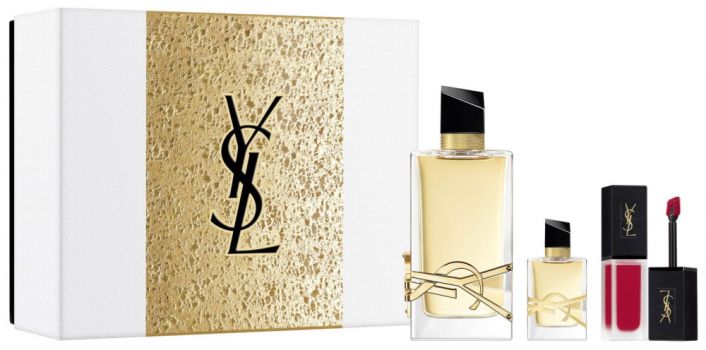 Coffret Noël Libre : Eau de parfum 90 ml + Miniature + Rouge à Lèvres