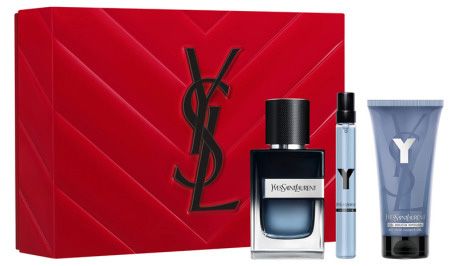 Coffret Y Saint Valentin 2024 : Eau de parfum 60 ml + Gel douche 50 ml + Eau de parfum 10 ml