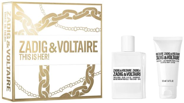 Coffret This is Her! Noël 2024 : Eau de parfum 50 ml + Lait corps 50 ml